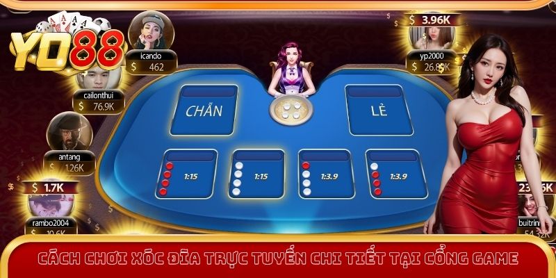 Hướng dẫn cách chơi xóc đĩa online